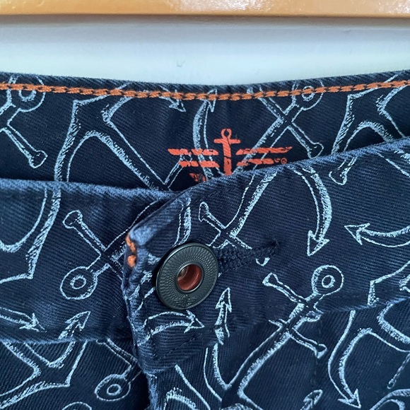 Mens Dockers, navy with all over anchor print, 34x32” coastal, weddings, preppy - Picture 4 of 11